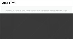 Desktop Screenshot of airfilmsproductions.com